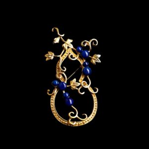 HULU LAPIS LAZULI BROOCH
