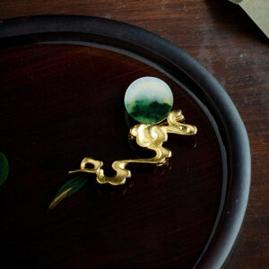 MOON OVER THE SEA BROOCH