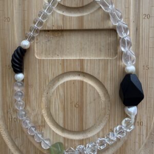 handcrafted crystal necklace