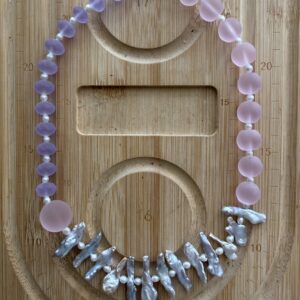 handcrafted crystal necklace