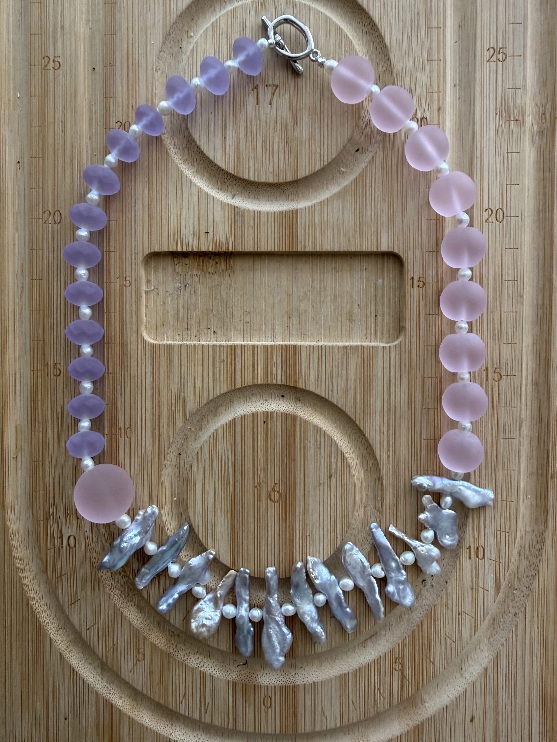 handcrafted crystal necklace