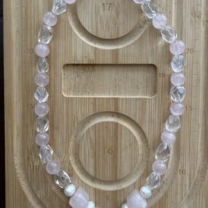 handcrafted crystal necklace